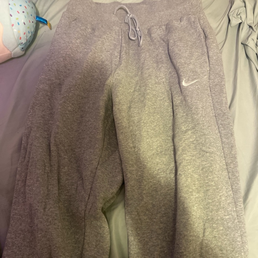 Nike Gray Fleece Joggers Sweatpants